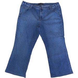 Venezia Plus Size Cropped Jeans